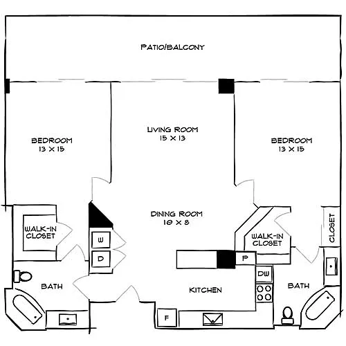 Floor plan City Villas 2D Premier