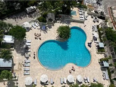 One of two swimming pools