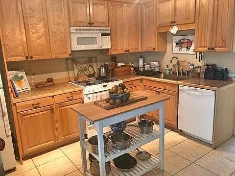 Birch cabinets