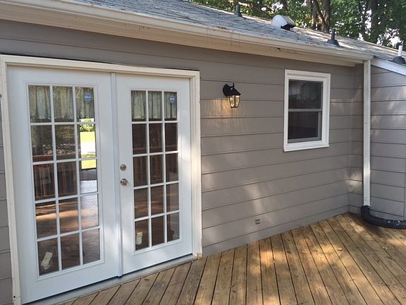 new french doors/deck 20x30