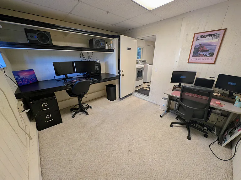 Office leading to Laundry Room