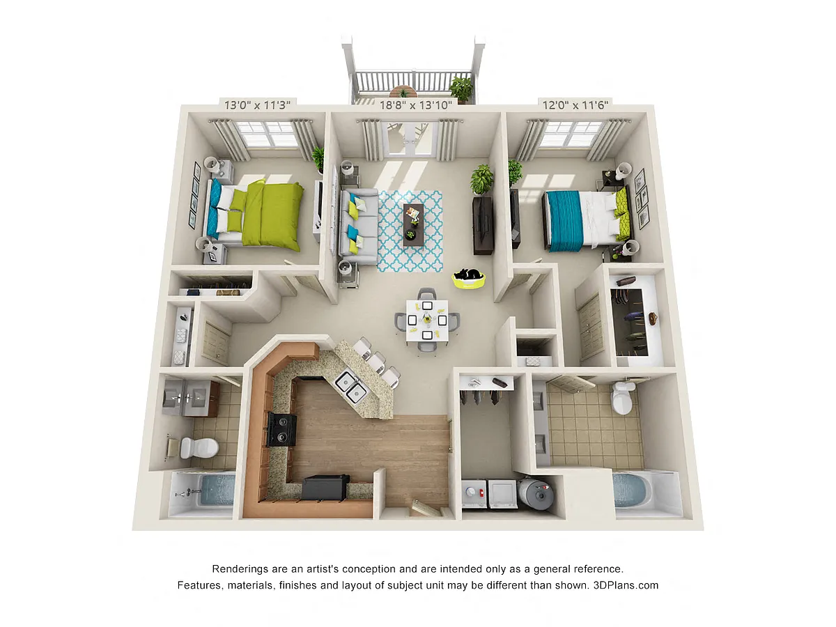 Floor plan The Sunset