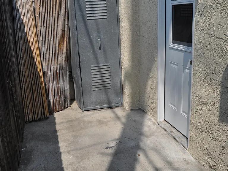Small back patio