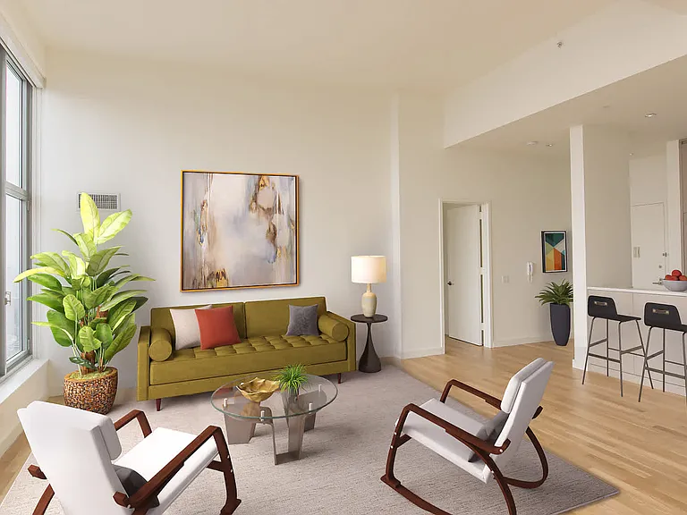 Penthouse Living Room and Hard Surface Flooring