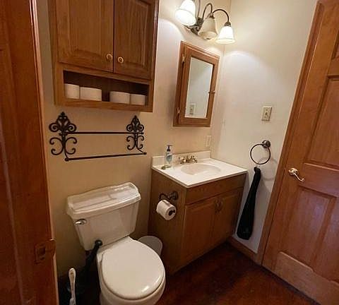 The Double-Door Half Bath in the Hallway is Very Convenient with direct access also from the LivingRoom, DiningRoom & Kitchen, Yet it is Still Very Private .