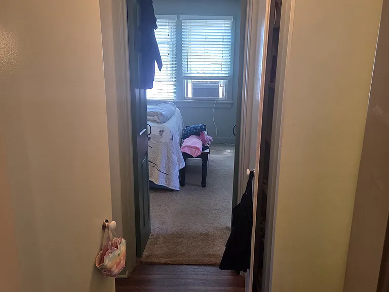 hallway from kitchen to bedroom