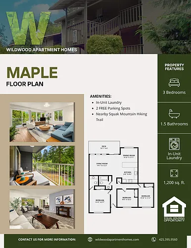 Floor plan Maple