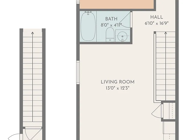 Open floor plan for maximum flexibility.