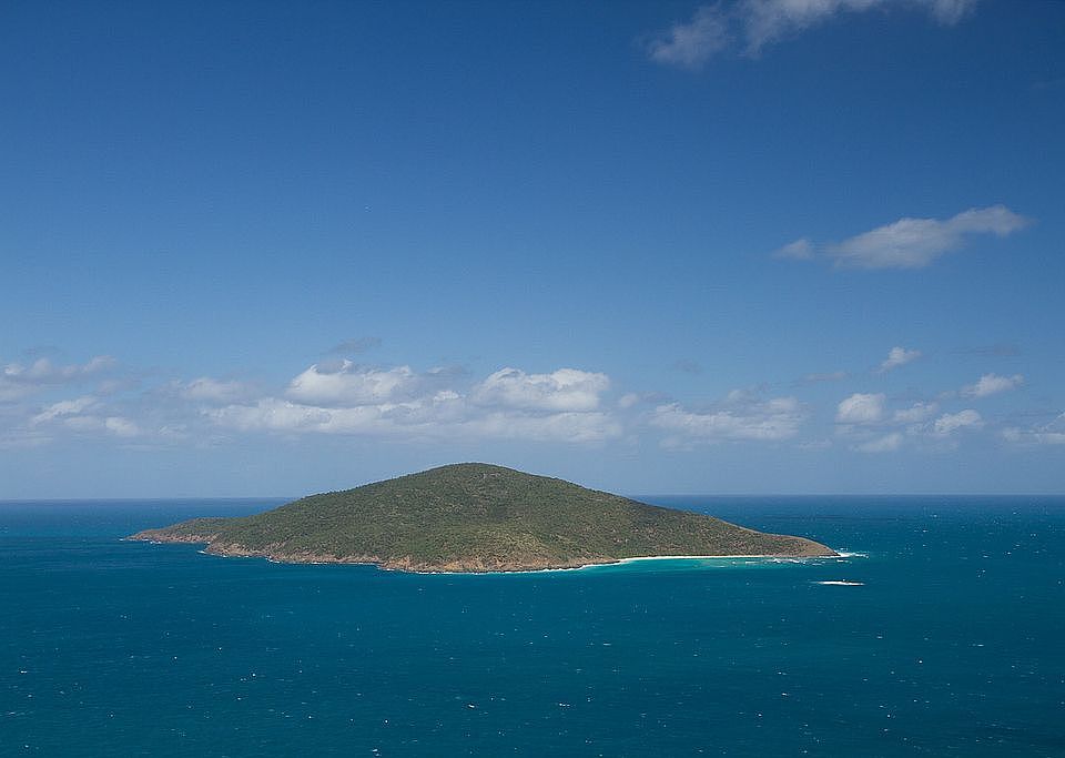 View of Hans Lollik, USVI.