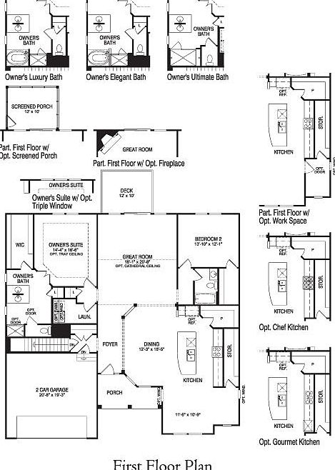 First Floor Options