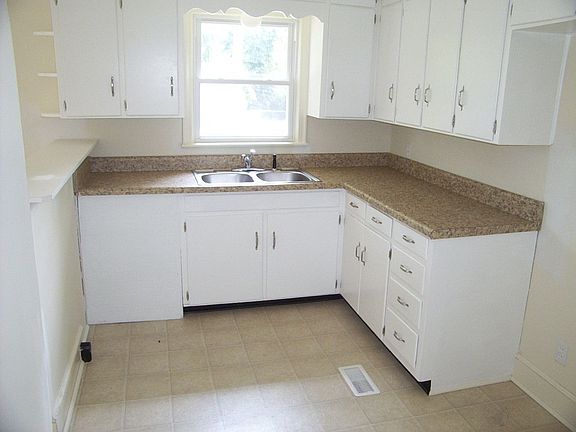 kitchen from back door