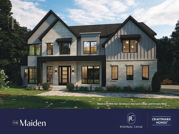 The Maiden Floor Plan, 4 BR, 3 BA, 2-Car Garage, Single Family Homes by Craftmark Homes