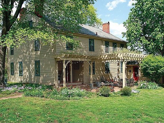 Pergola and gardens
