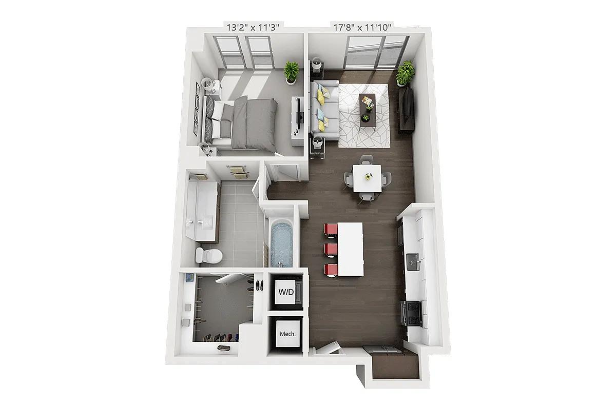 Floor plan A1C