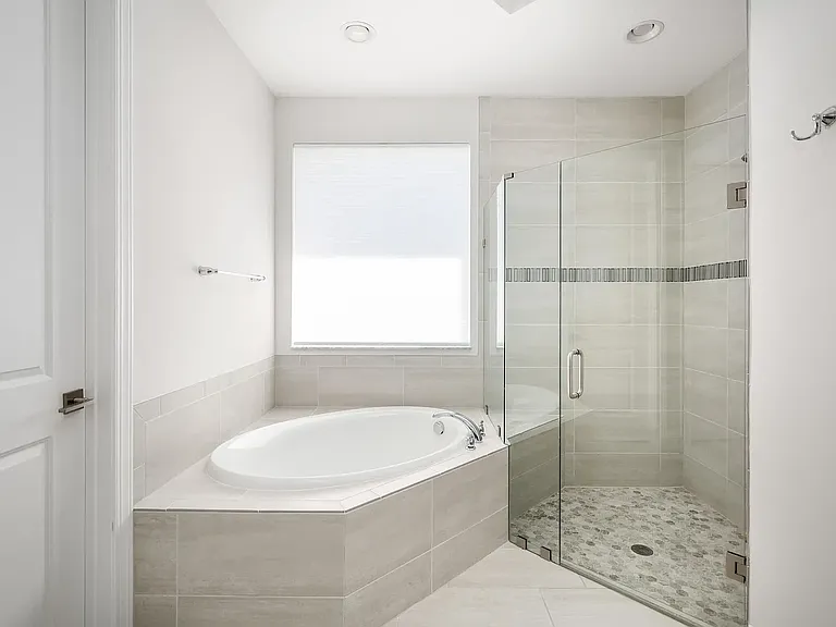 Master bathroom.