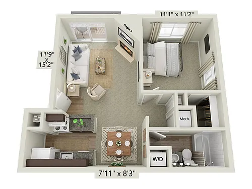 Floor plan Overlook - Classic