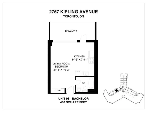 Floor plan Studio