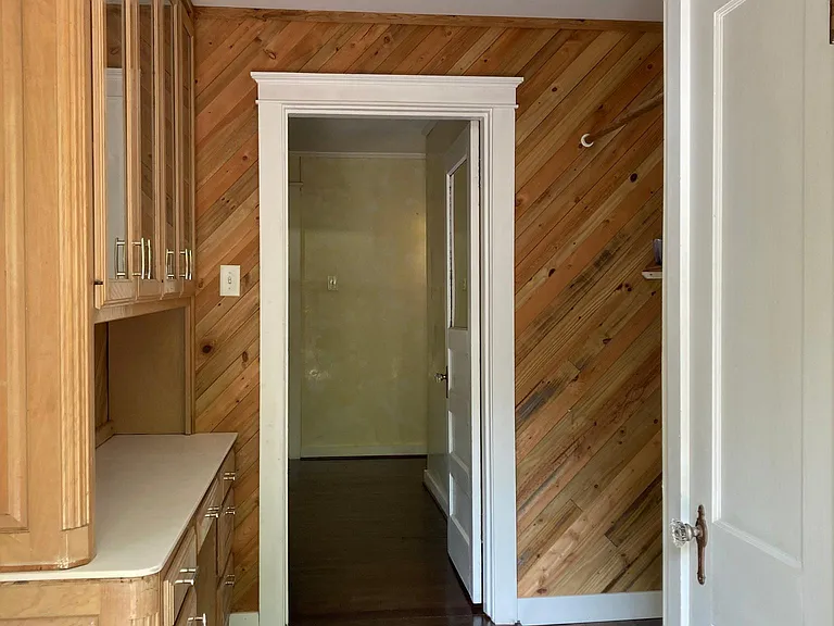 View into pantry / laundry area from back door