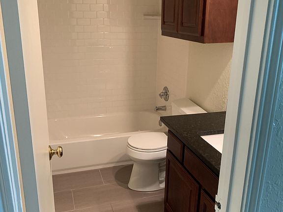 Bathroom is upstairs with tub/shower