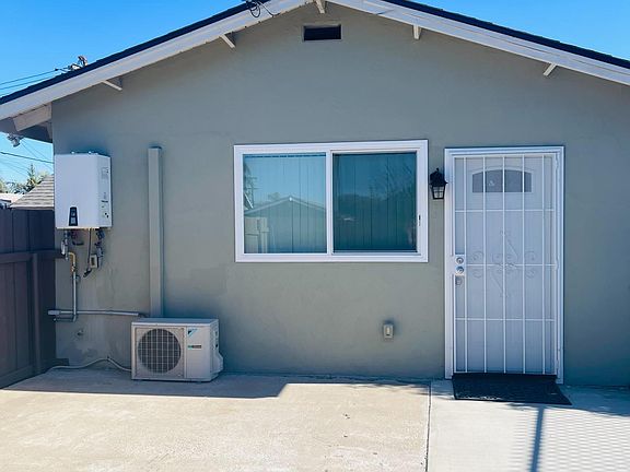 Entrance to granny flat with new security screen door