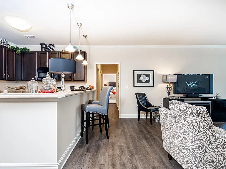 Riverstone kitchen and living room