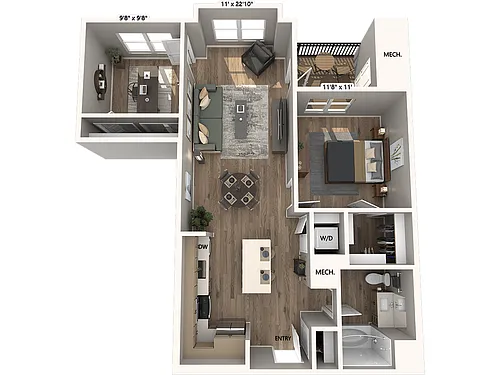 Floor plan AM14-D