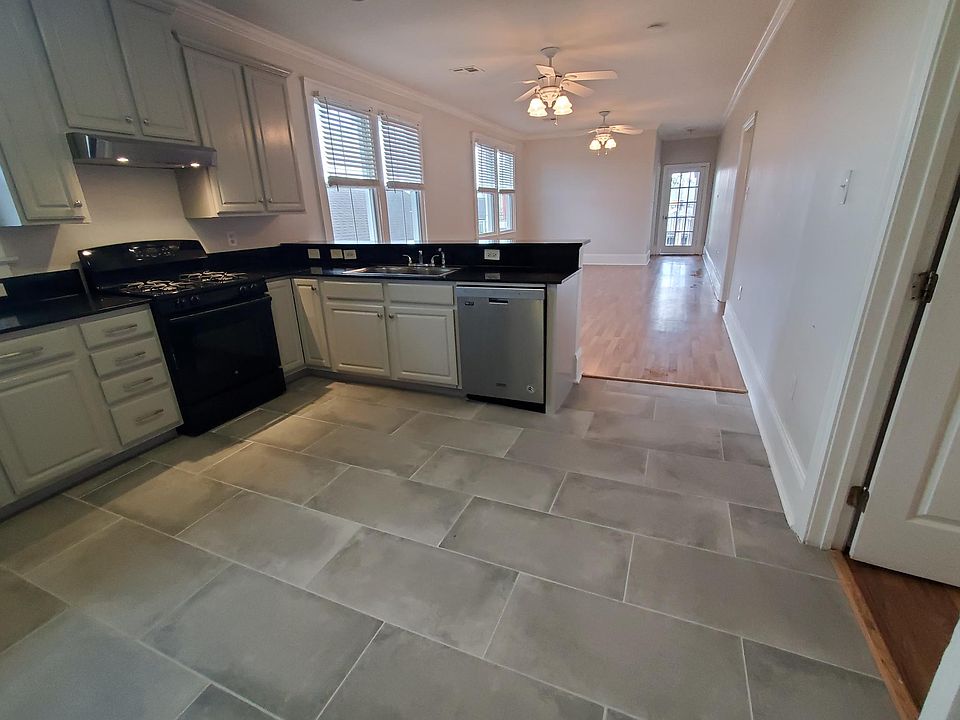 Kitchen and Living Room.