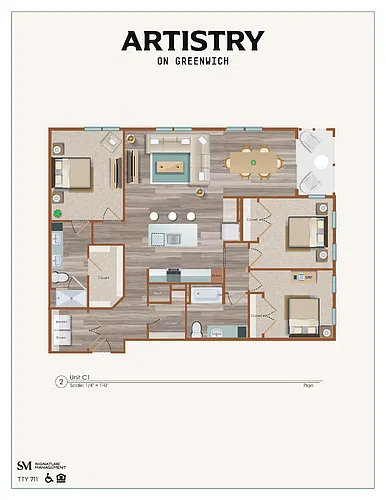 Floor plan C1