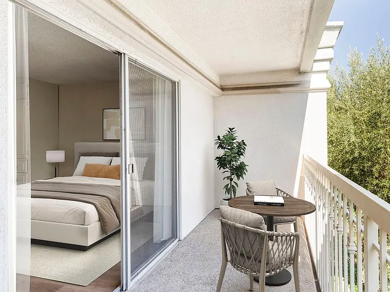 Private balcony