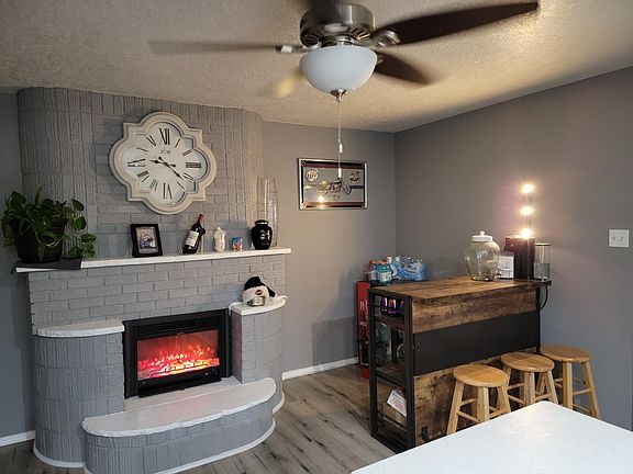 Fireplace/beverage station