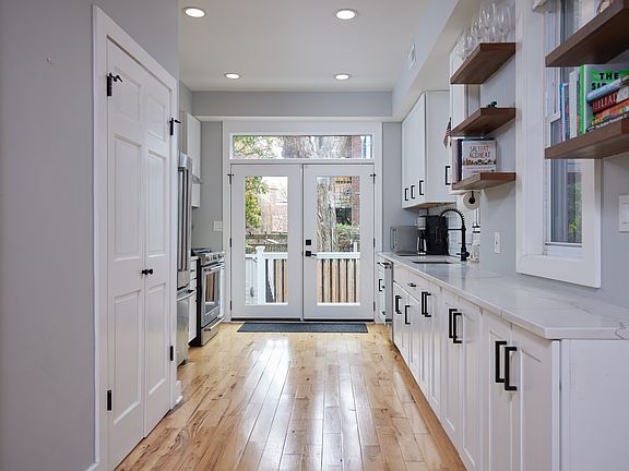 Renovated kitchen with lots of ample cabinets