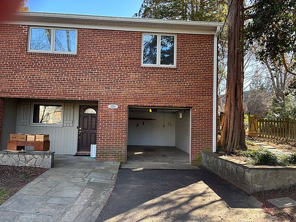 Front patio and one car garage