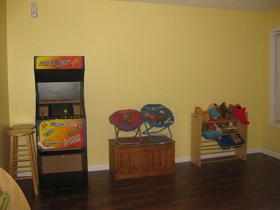 New Hardwood Laminate in the Playroom