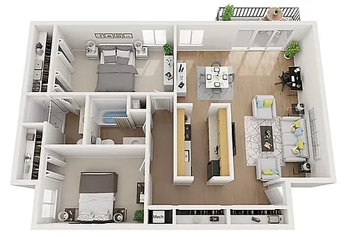 Floor plan B1