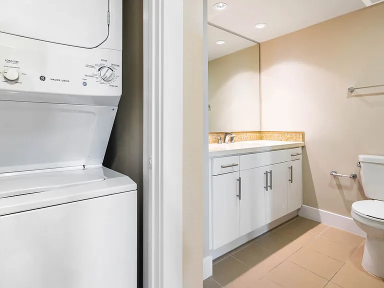Bathroom and In-home washer and Dryer