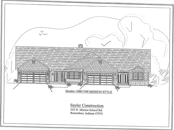 1400 Plan, Sunset Ridge Subdivision
