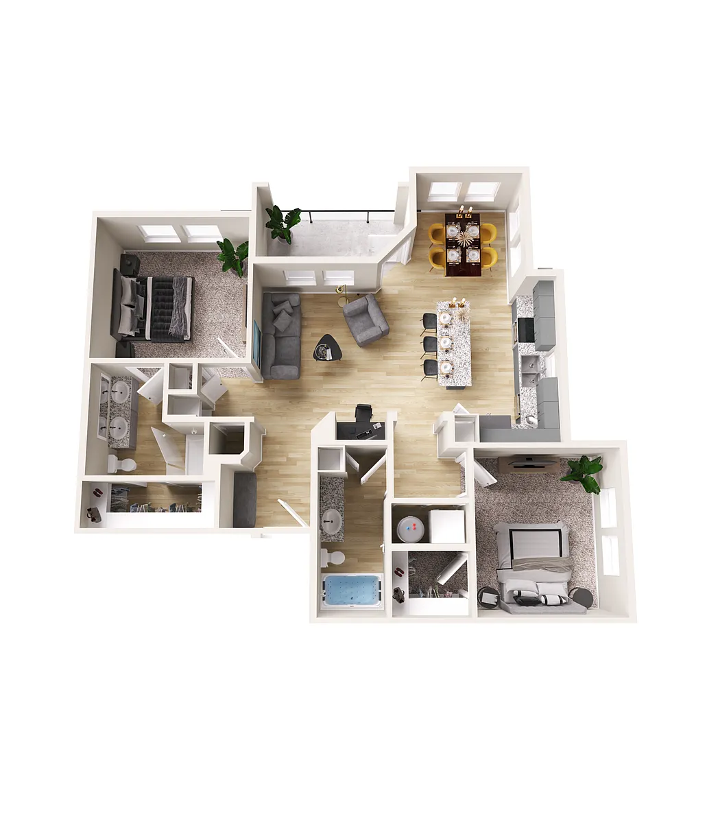 Floor plan B3
