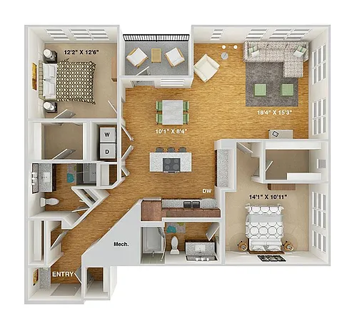 Floor plan B3