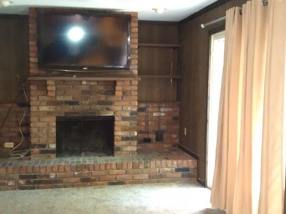 Family room fireplace