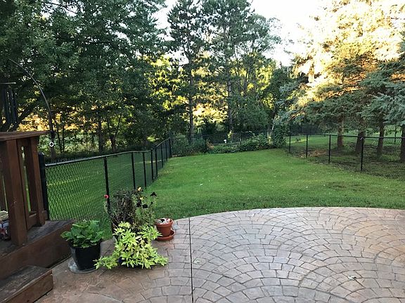 Fenced area for dogs