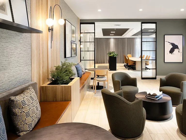 Lobby with lounge seating