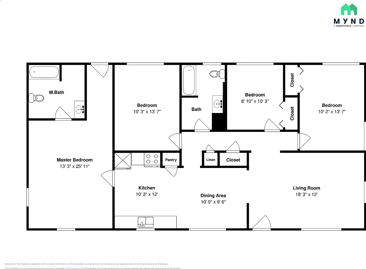 4 bed, 2.0 bath, 1720 sqft, $1,705 — Photo 2