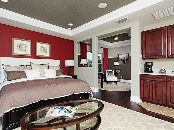 Owner's suite with owner's retreat and wet bar