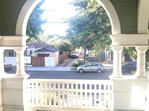 Front porch with arches