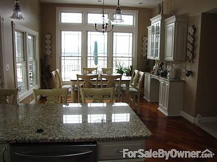Kitchen with view