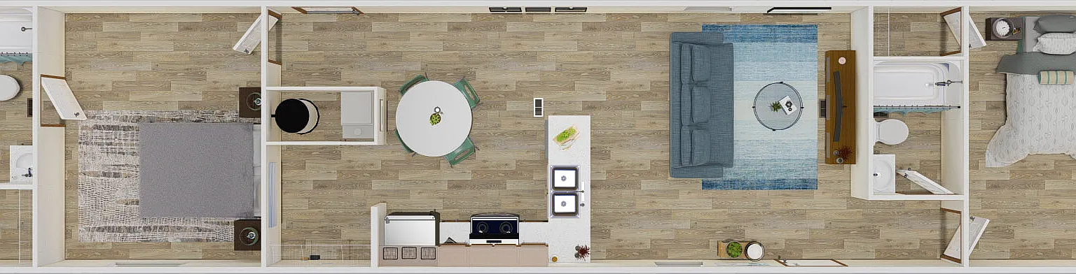 2 bed, 840 sqft, $1,300 — Photo 3