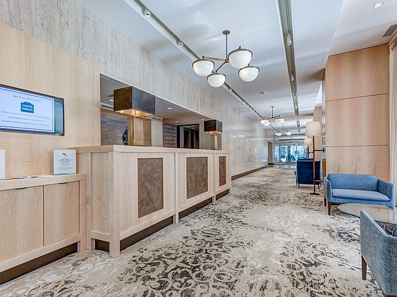 The Dorchester building's newly renovated Lobby