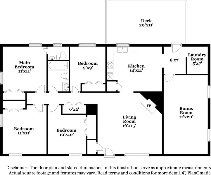4 bed, 1.5 bath, 1218 sqft, $2,200 — Photo 2