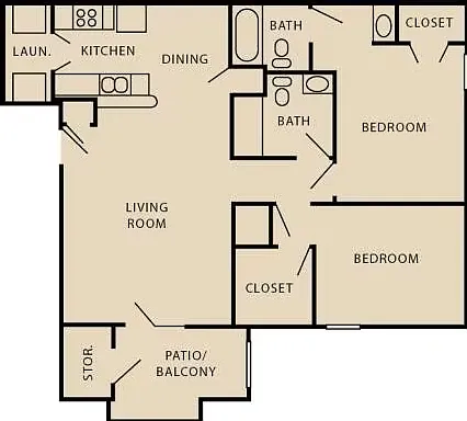 2 bedroom 2 bedroom