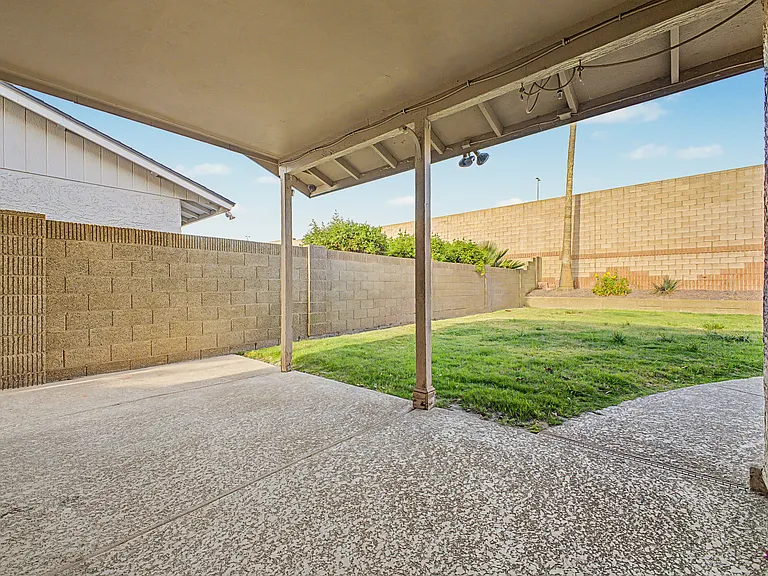 Covered patio